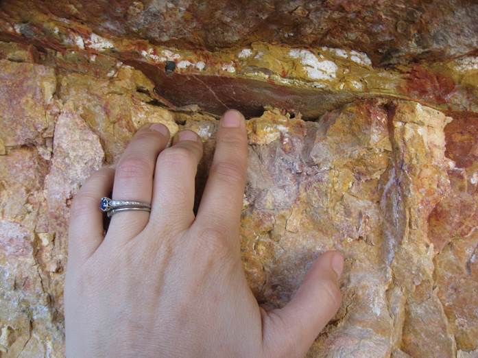 Heather Savage's team sampled all along the Muddy Mountain thrust in Nevada and made some surprising discoveries. Photo: Heather Savage Heather Savage's team sampled all along the Muddy Mountain thrust in Nevada and made some surprising discoveries. Photo: Heather Savage