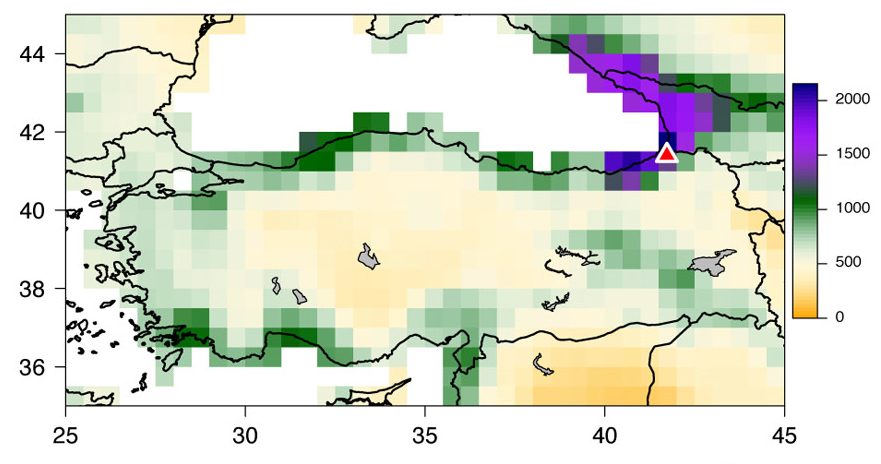 Geography of Turkish rainfall