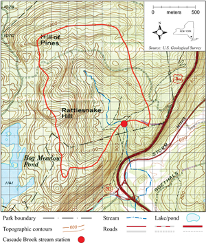 BRF topo map