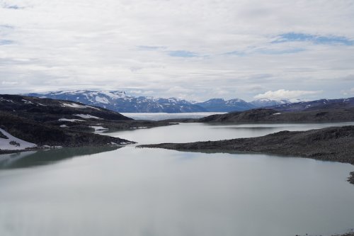 Lake drainage series from the ice sheet 