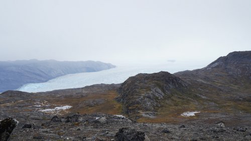 Ice tongue of the Greenland ice sheet
