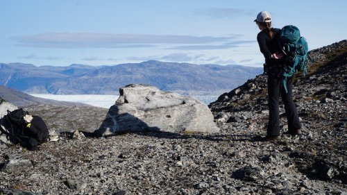 Looking over the ice