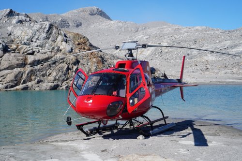 The Bell 212 is fairly nimble to land