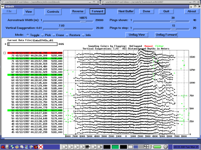 Sumner Loihi Data with Outer Beams and Slope Greater than 1 Flagged from MBclean
