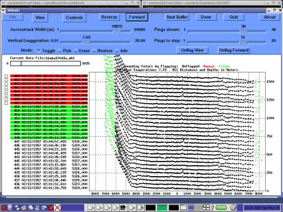 Sumner Loihi Data with Slope Greater than 1 Flagged and the Loss of Good Data