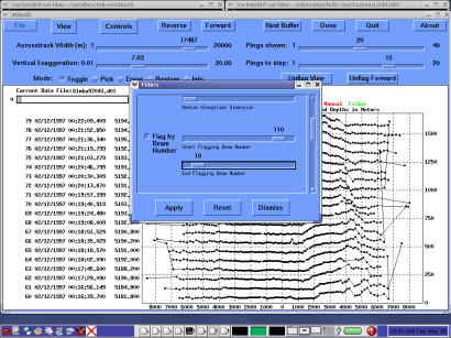 MBedit Filter by Beam Number