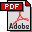 The PDF icon is used to designate files in this format