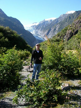 Franz Joseph Glacier, on the South Island of New Zealand
