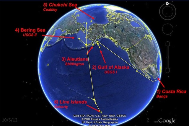 2011 Cruise Map