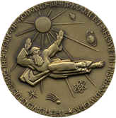 Front image of the Vetlesen Prize medal