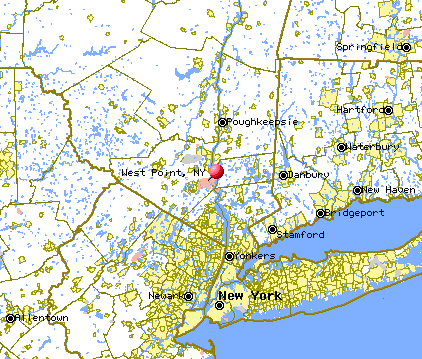 West Point Ny Map West Point, Ny Ozone Data