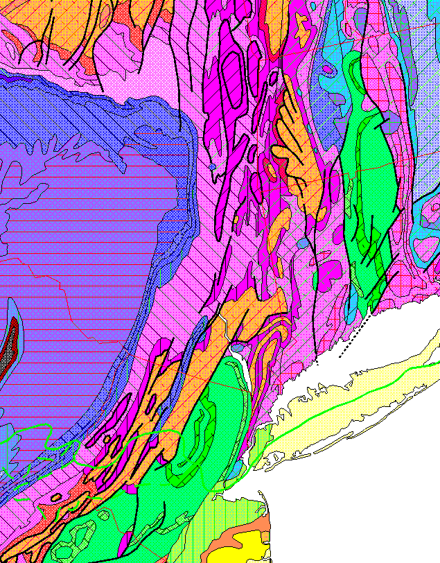 Geological Map Of New York City - Nycity