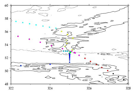A24 and Meteor394 crossover region stations