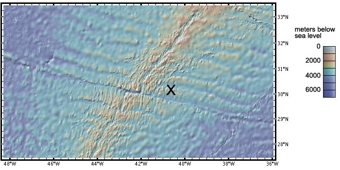 S Atlantic Ridge