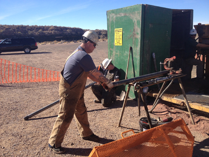 First core pulled out